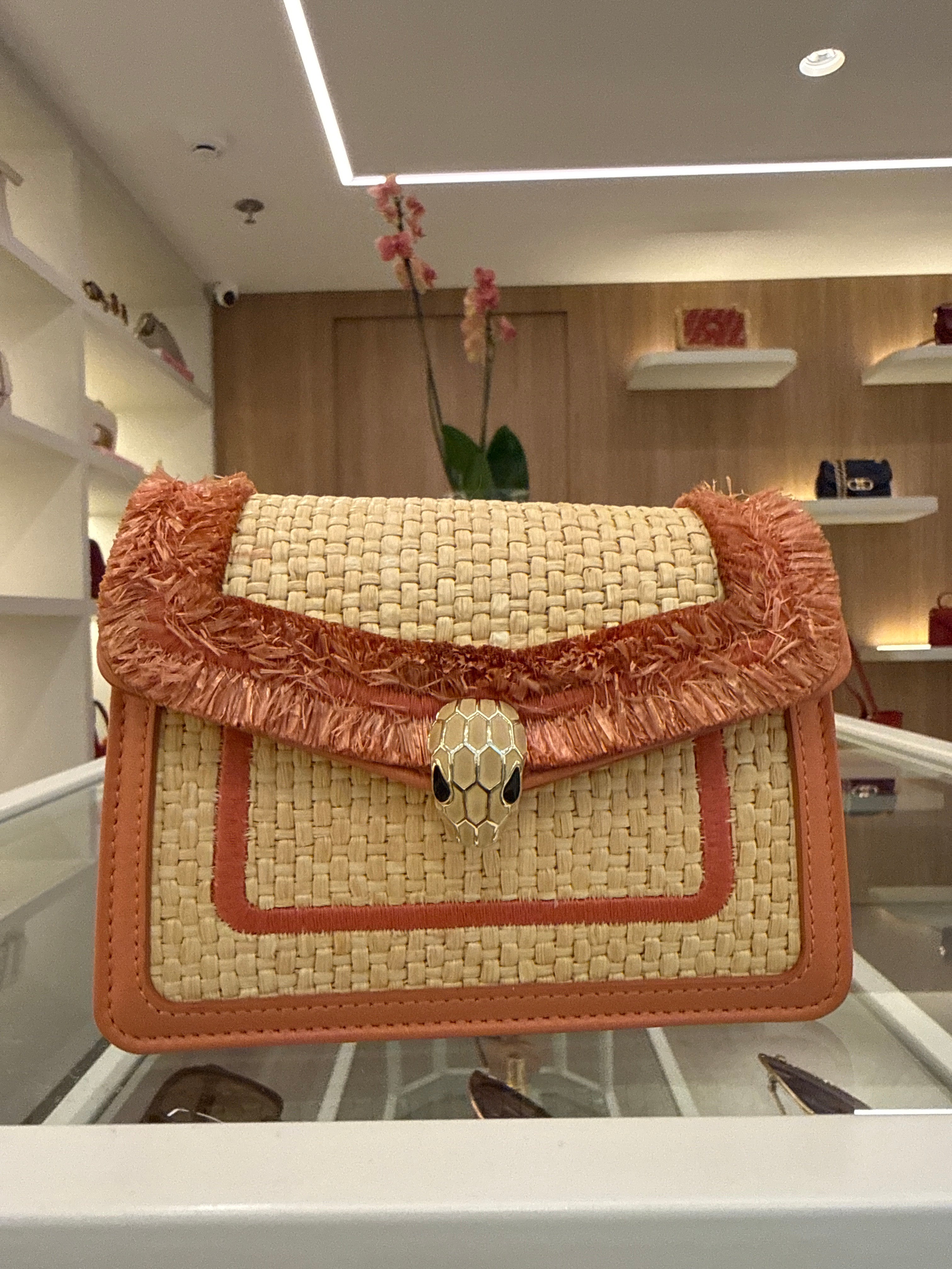 Bvlgari mini rafia