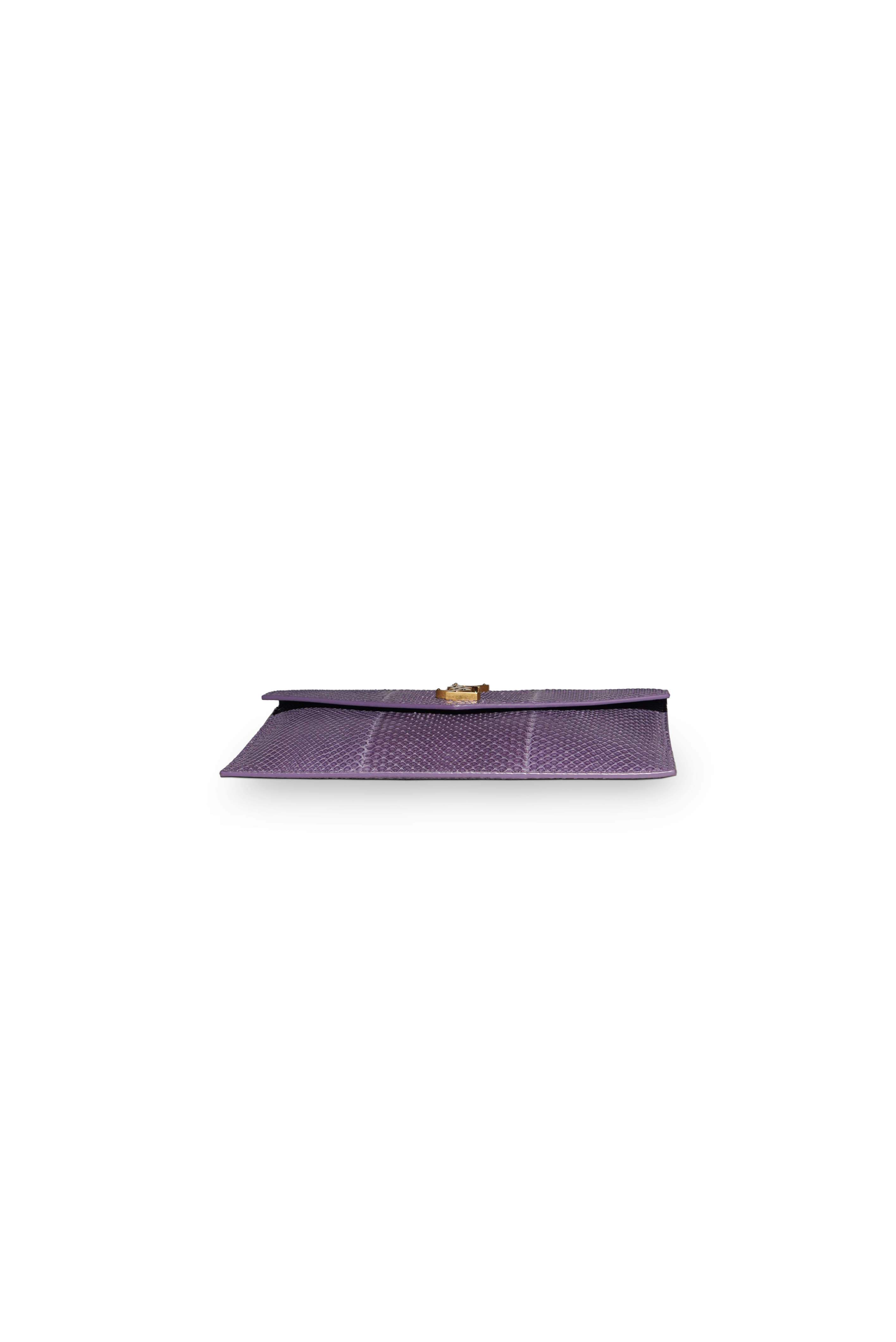 Clutch YSL Piton Lavanda