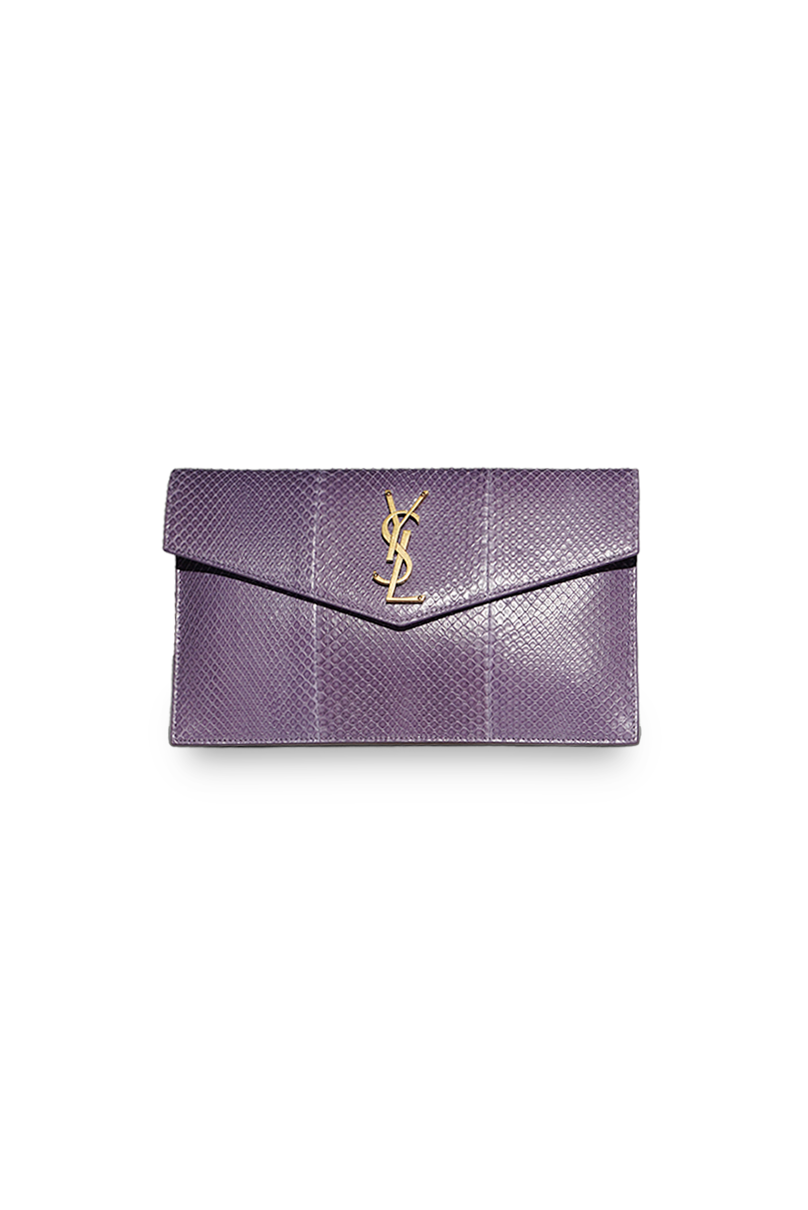 Clutch YSL Piton Lavanda