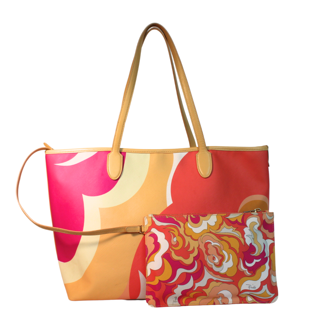 Bolsa Emilio Pucci Tote estampada