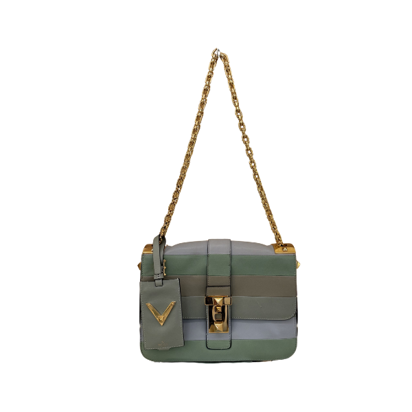 Valentino Quadricolor com corrente dourada M