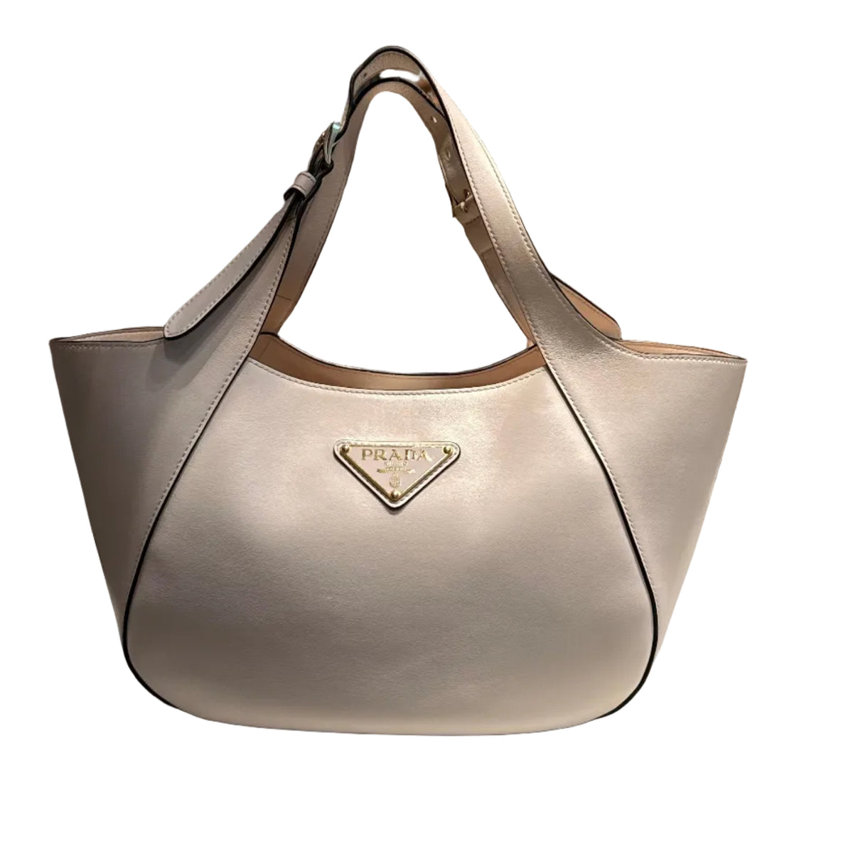Prada Medium Leather Tote Bag