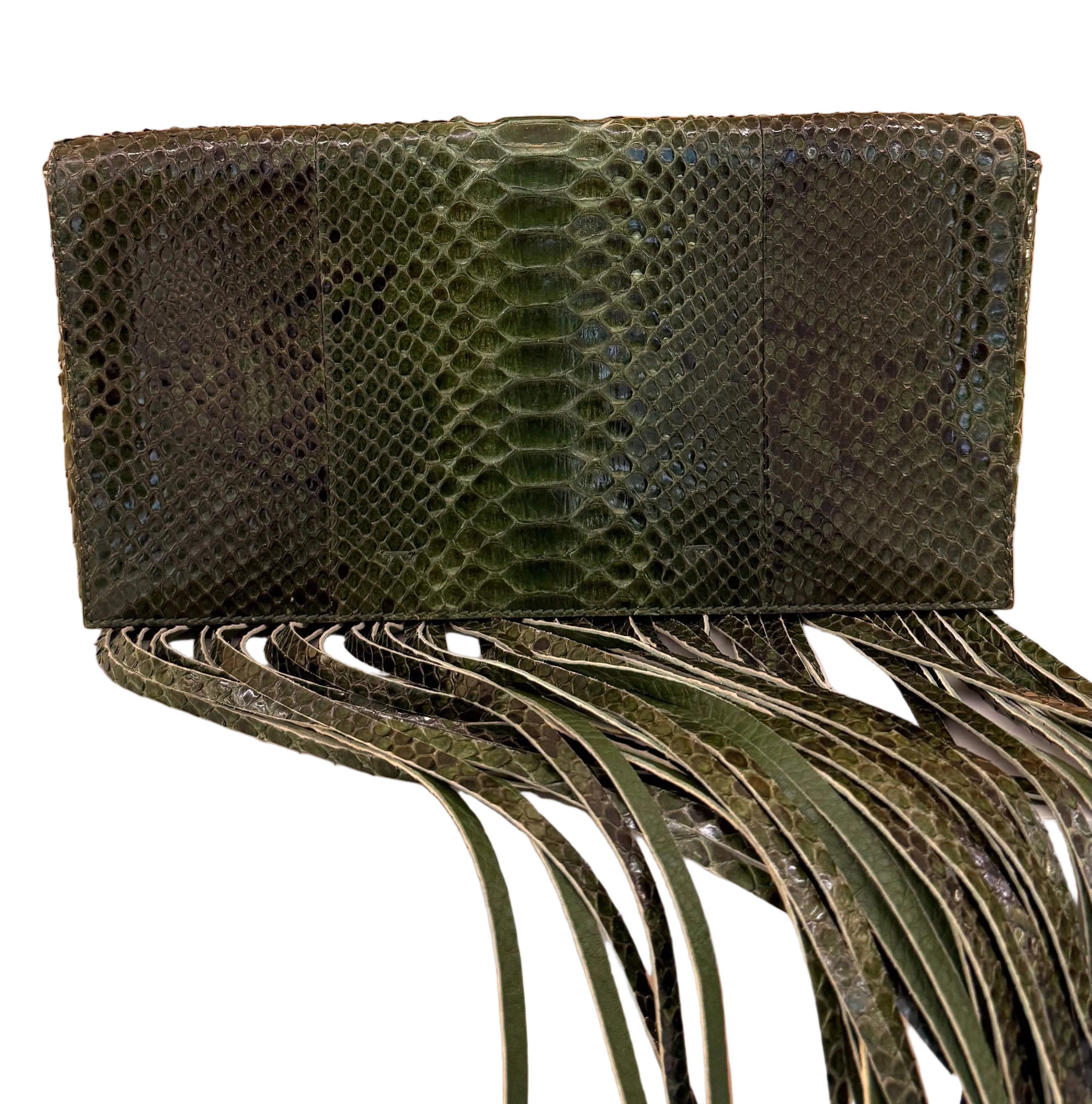 Gucci Piton Verde C/Franjas