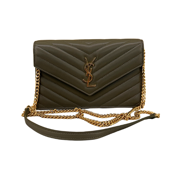 YSL Verde Cassandre Alça Corrente