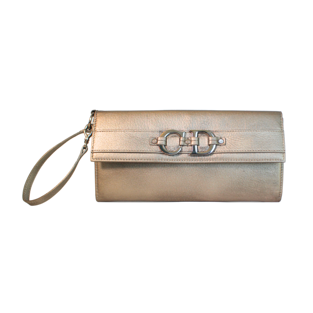 Clutch Dior Metalizada