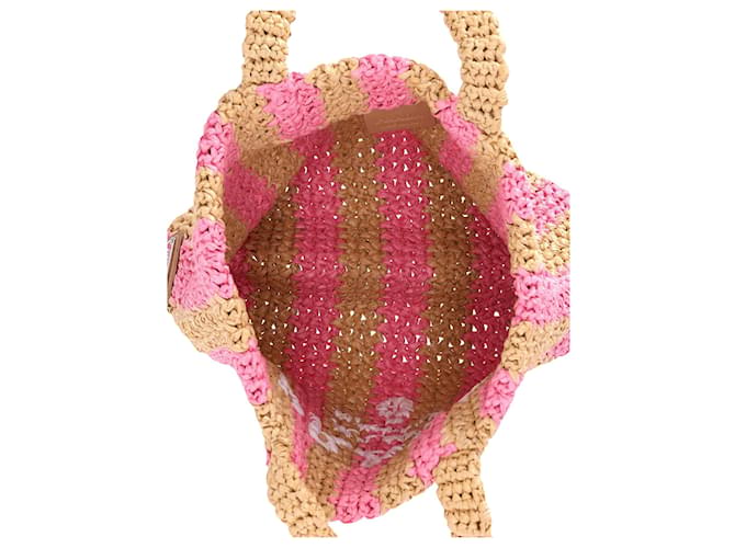 PRADA RAFFIA ROSA