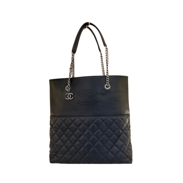 Bolsa Chanel Shopper Preta