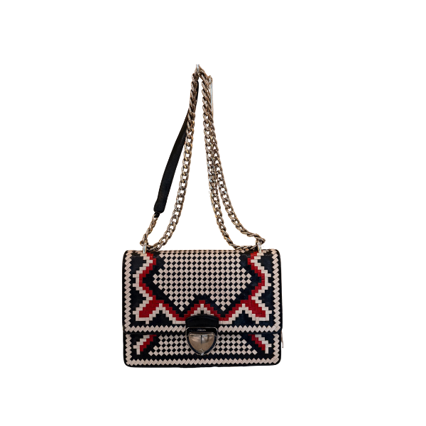 Bolsa prada trançada Madras