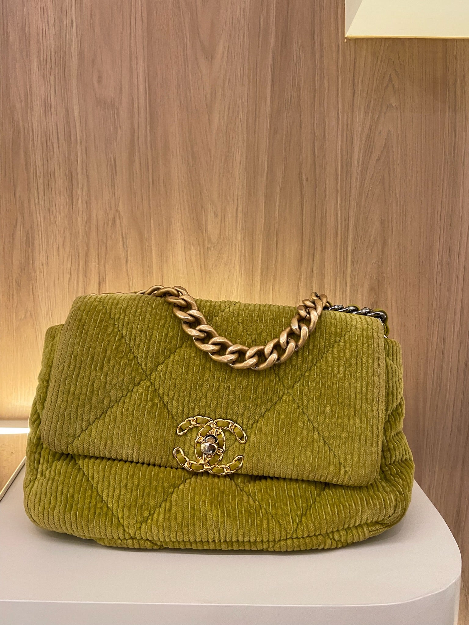 Chanel flap atoalhada