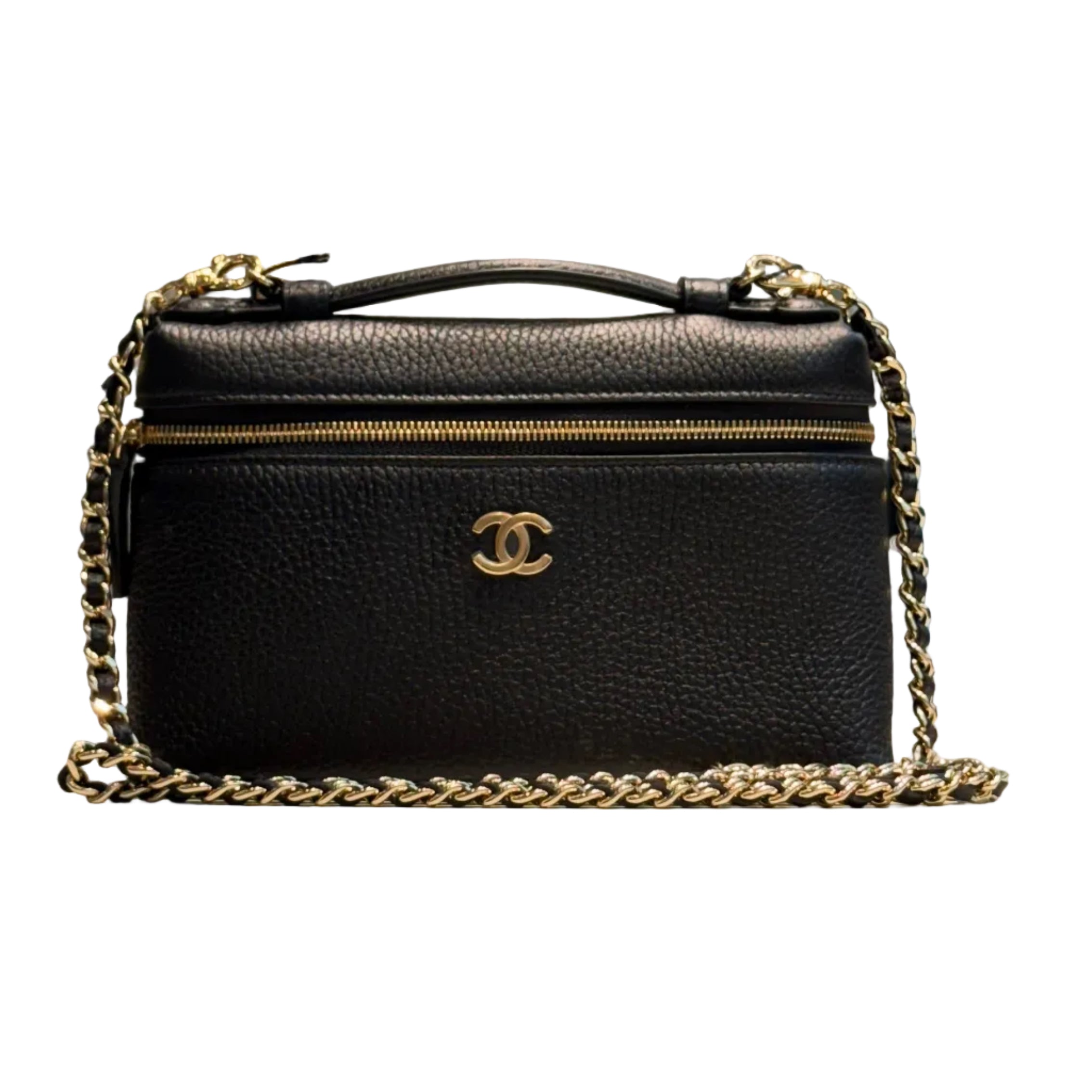 Chanel vanity dark blue