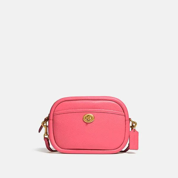 Bolsa Camera Bag Coach - Rosa