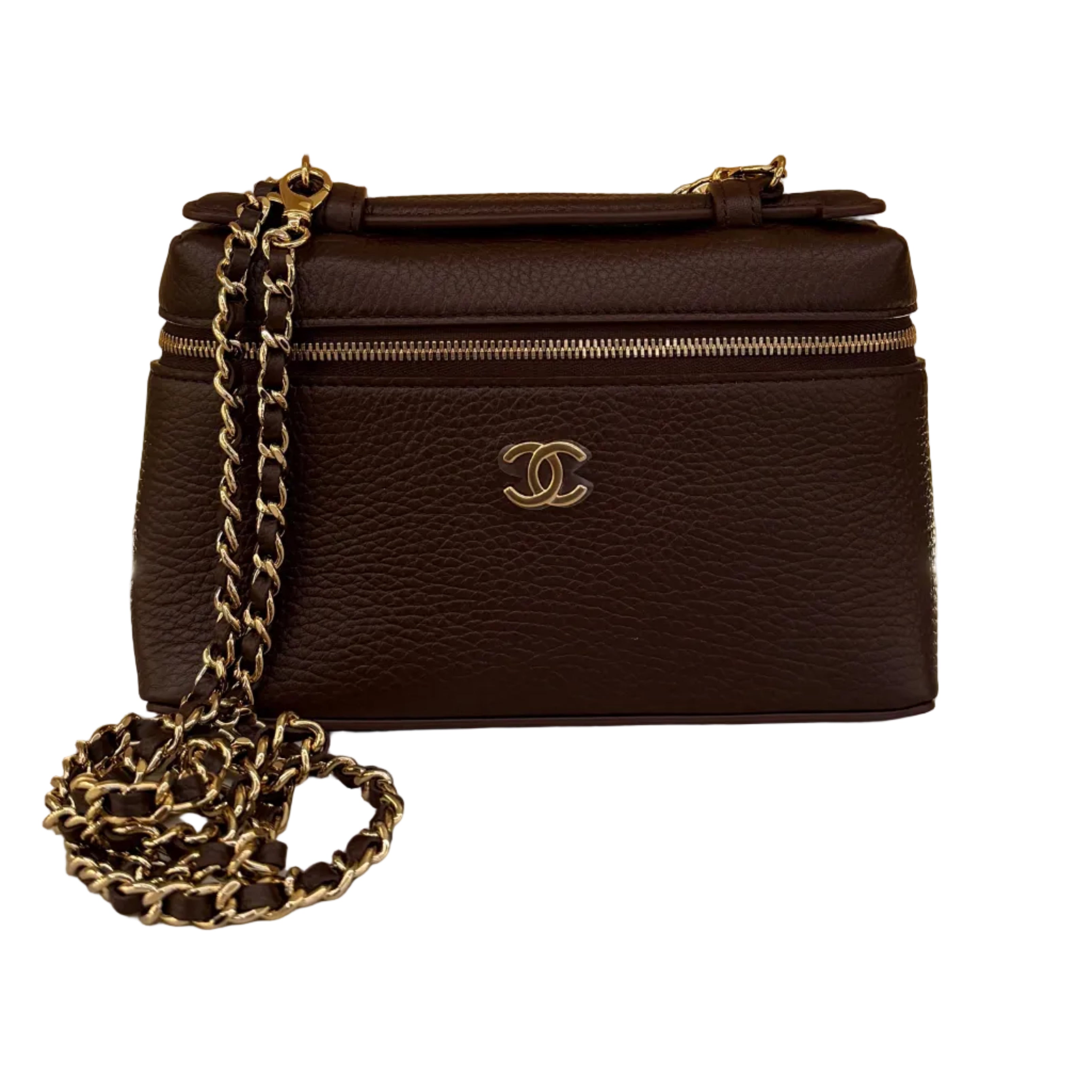 Chanel vanity dark blue