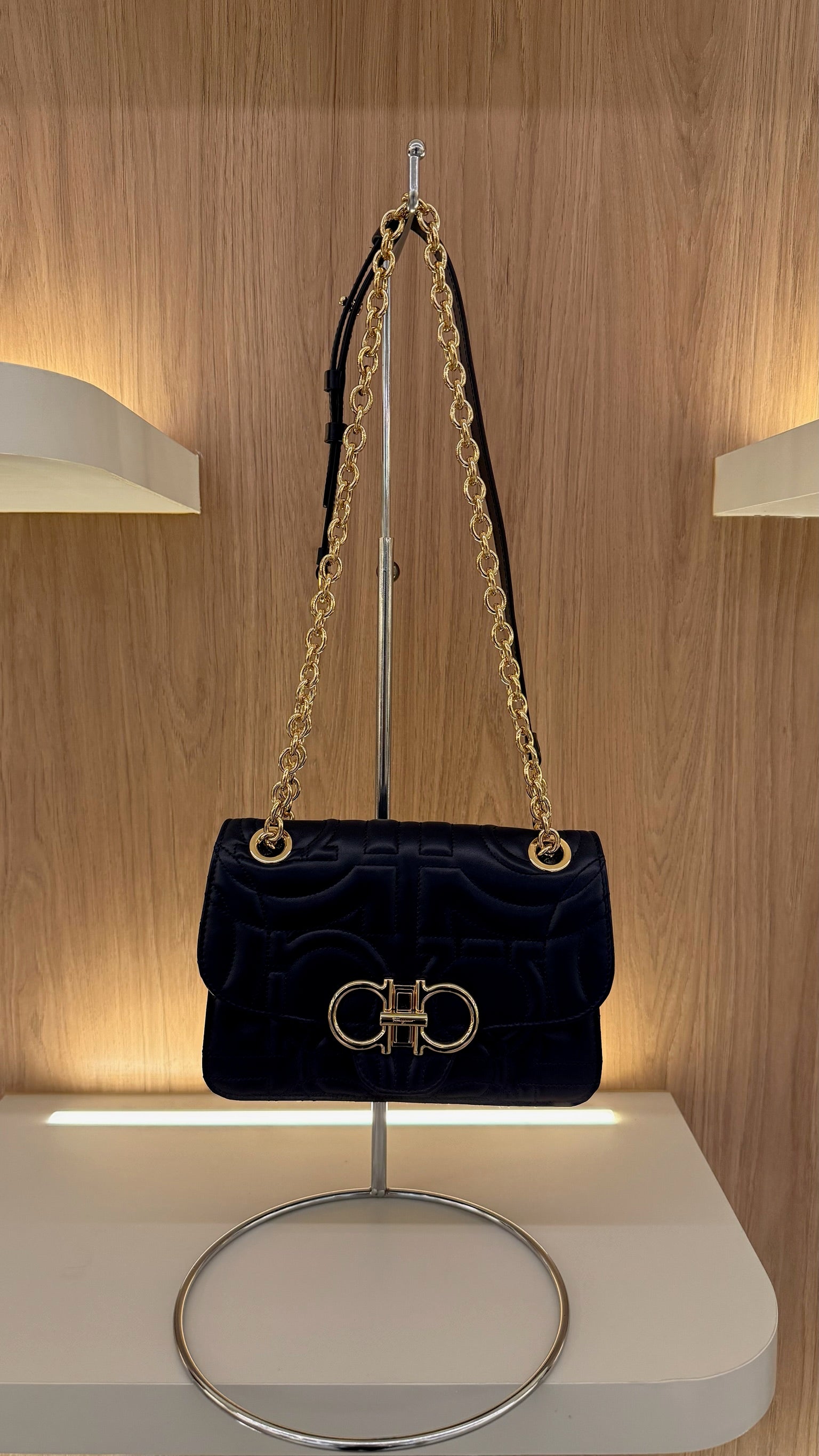 Ferragamo quilted gancin