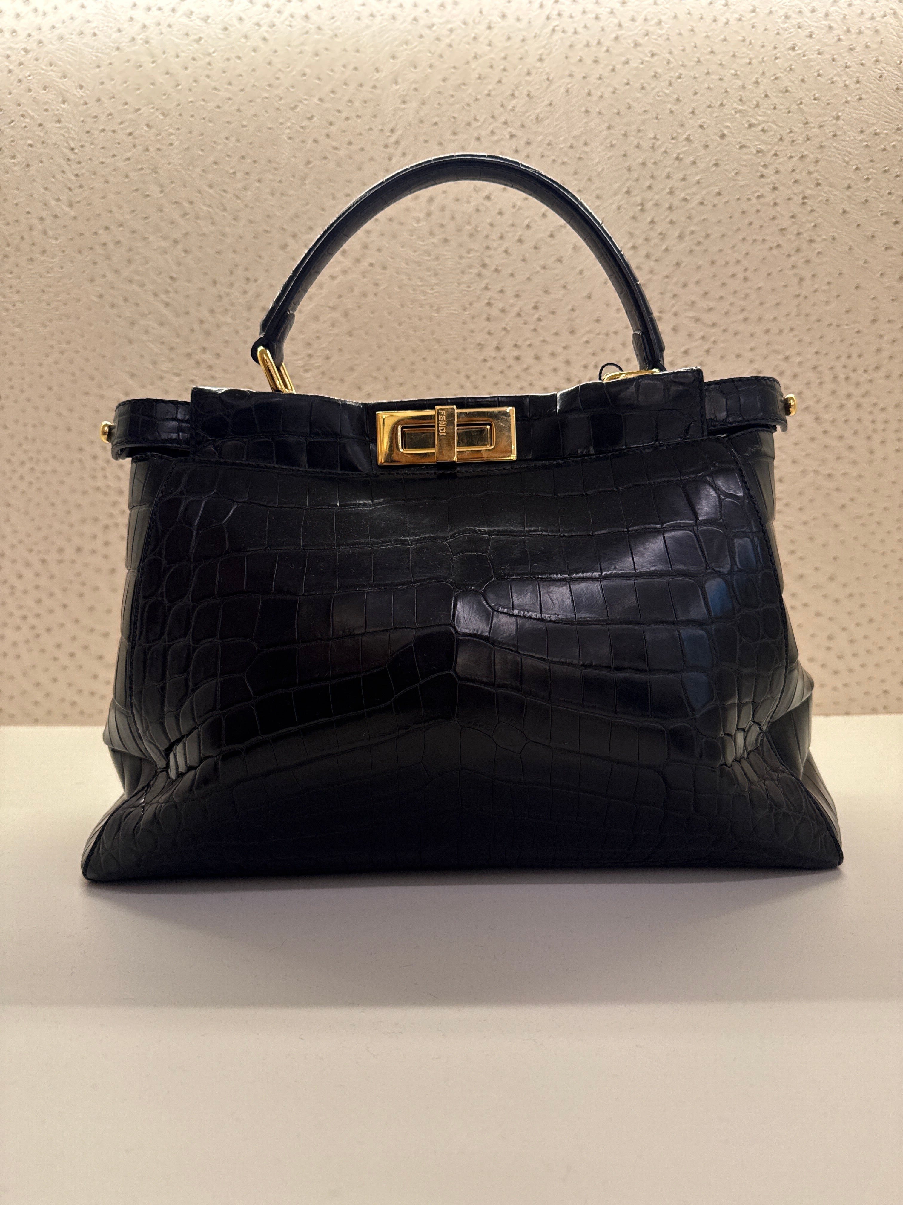 Fendi peekaboo croco