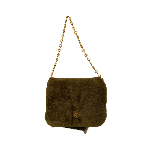 Loewe Puffer Shearling - Verde