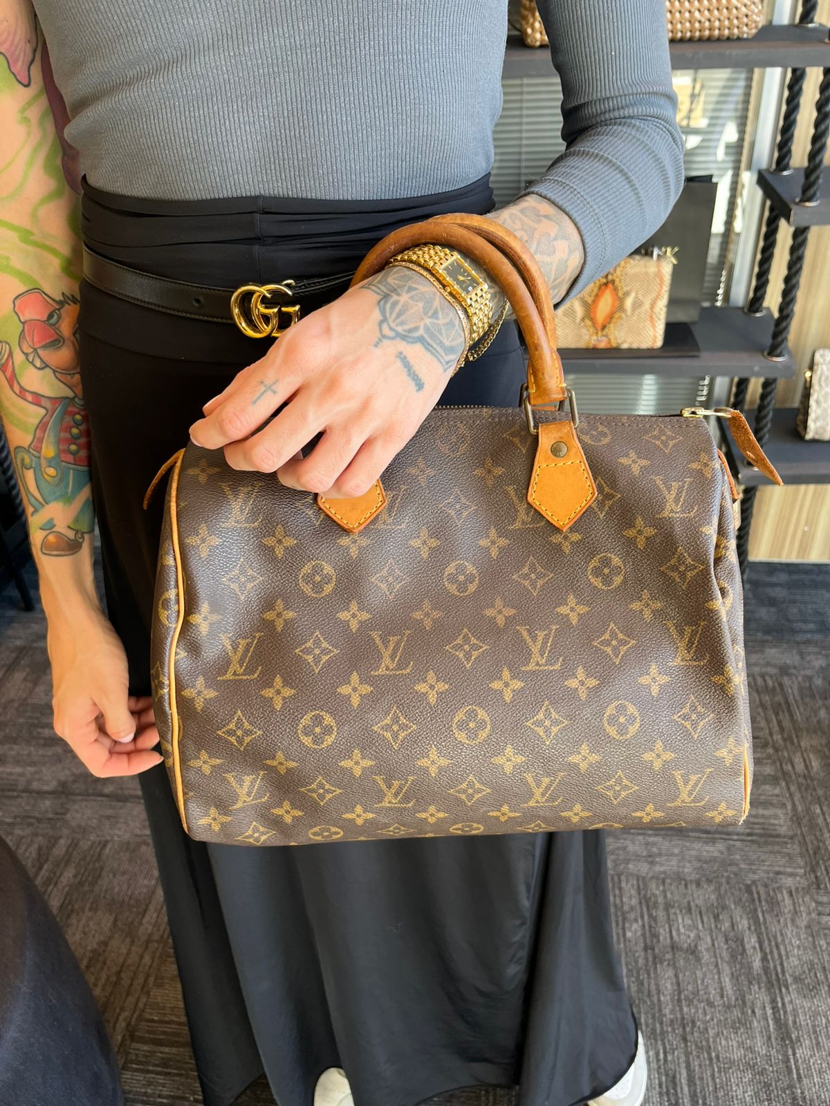Bolsa Speedy Louis Vuitton Monograma