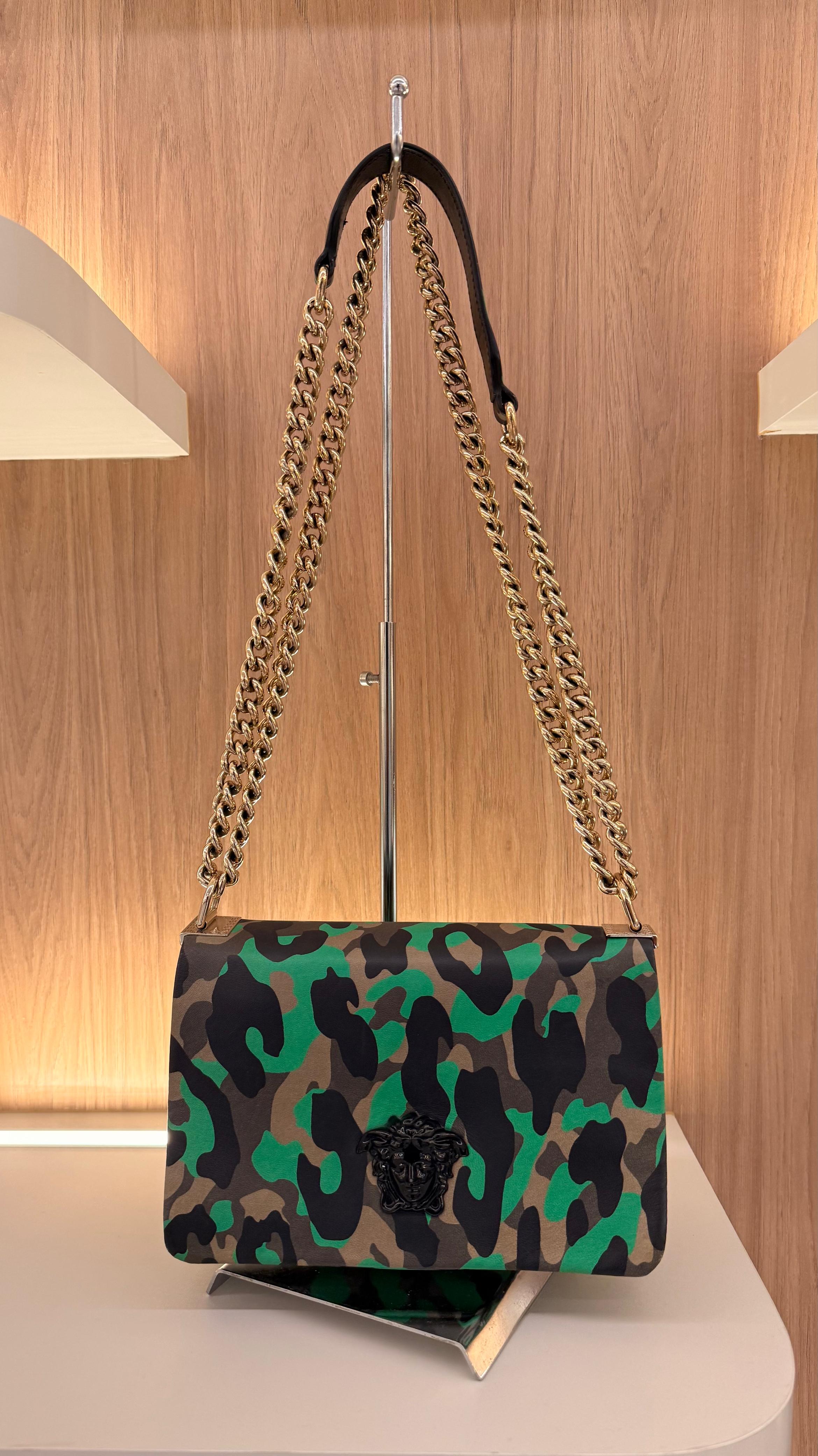 Bolsa Versace Camuflagem Medusa
