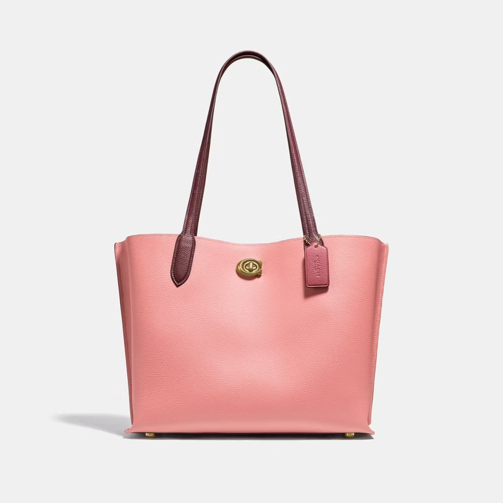 Bolsa Willow Tote 38 Coach - Rosa