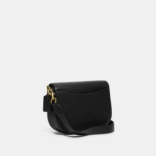 Bolsa Willow Saddle Coach - Preto