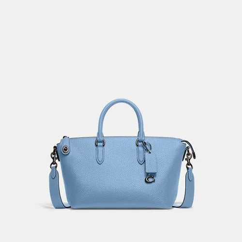 Bolsa Cara Satchel Coach - Azul