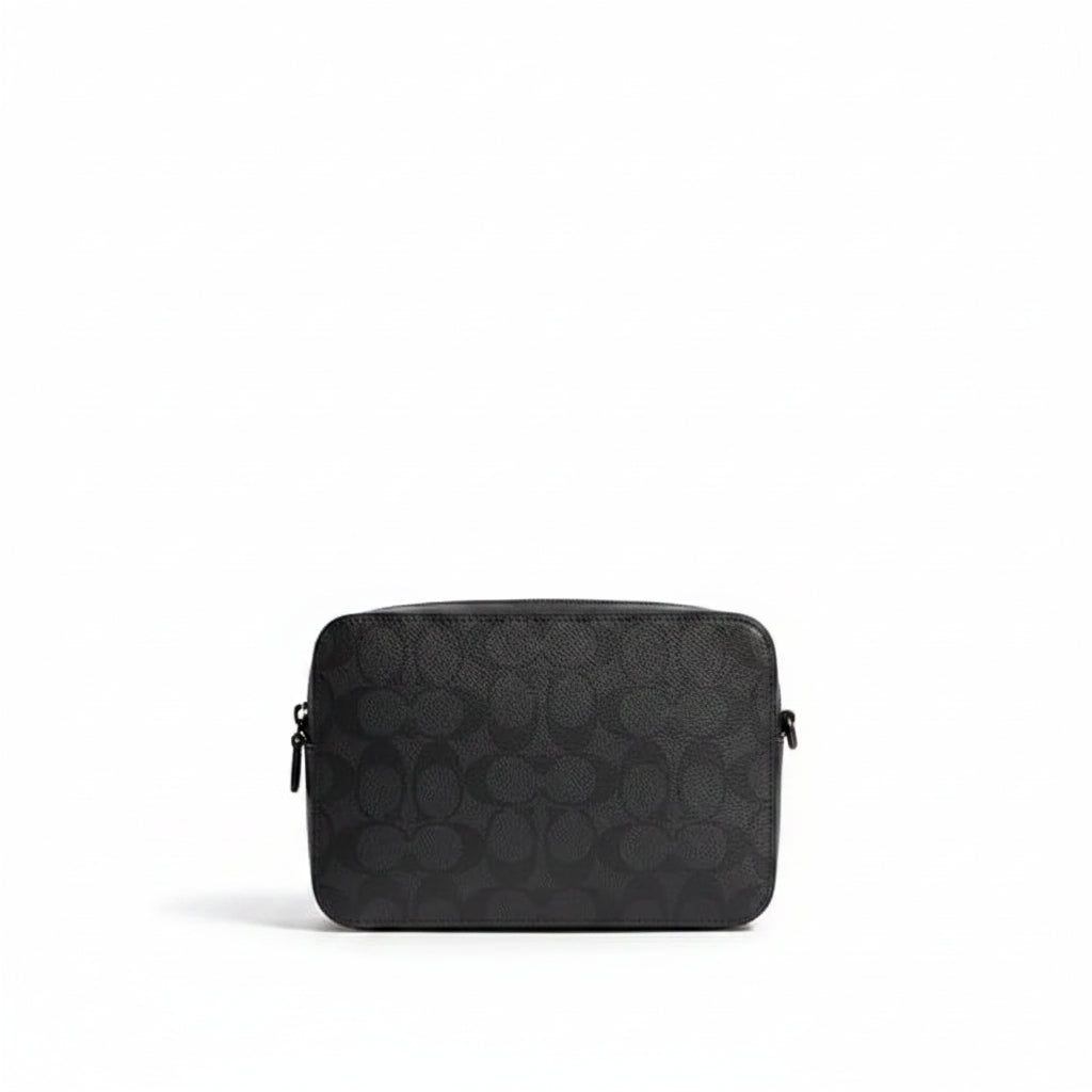 Bolsa Charter Crossbody 19 Signature Coach - Cinza