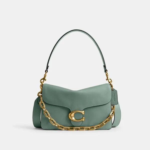 Bolsa Chain Tabby Shoulder Coach - Verde