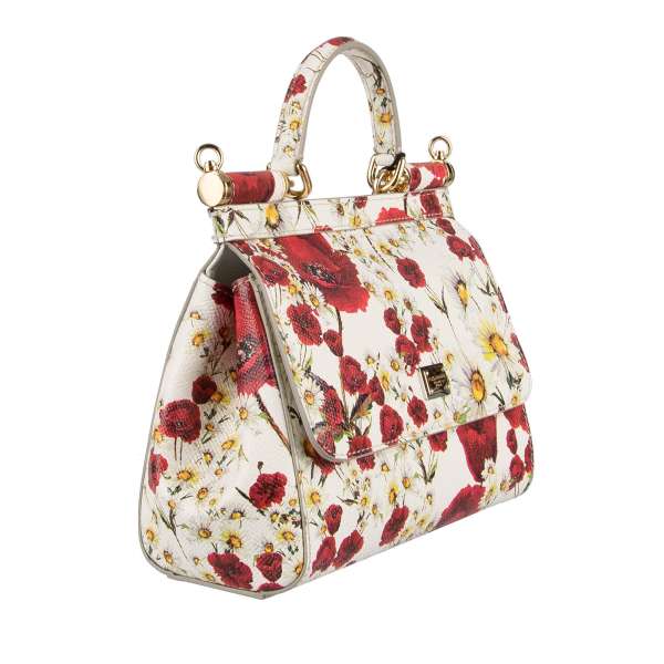 Dolce & Gabbana Dauphine Floral Print Medium Miss Sicily