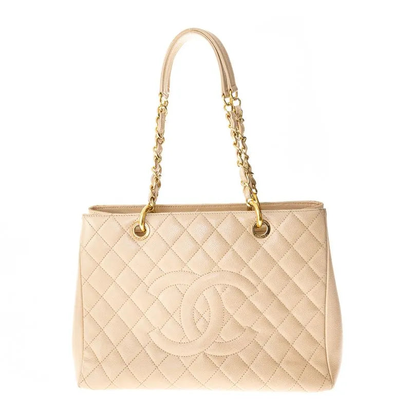 Bolsa Chanel shopper bege
